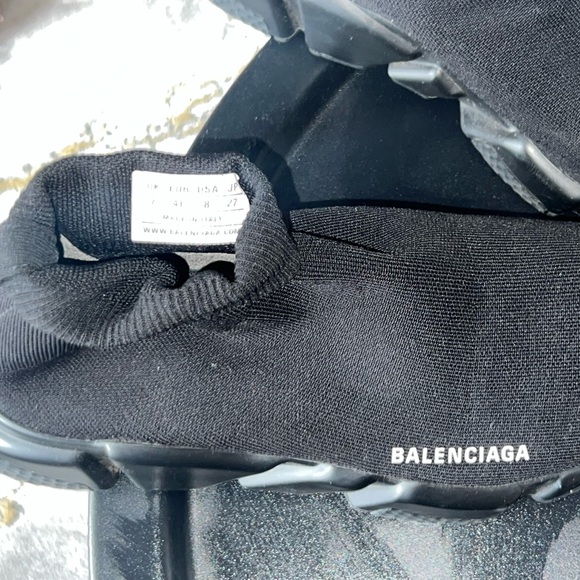 Authentic Balenciaga speed stretch knit slip on sneakers great condition - Picture 2 of 3